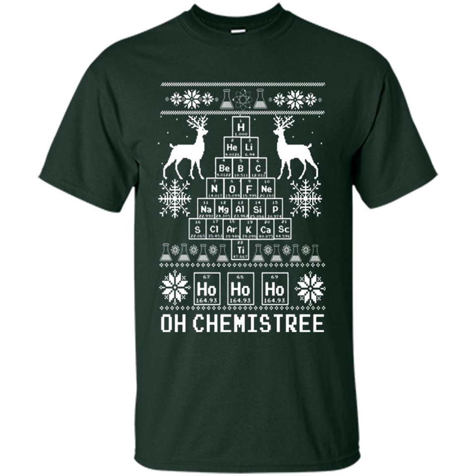 Oh Chemistry Tree Ugly Christmas Sweater - Shirt