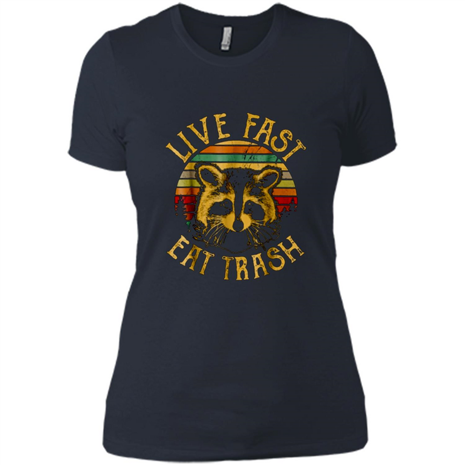 Live fast eat trash bear vintage camping PINGPONG
