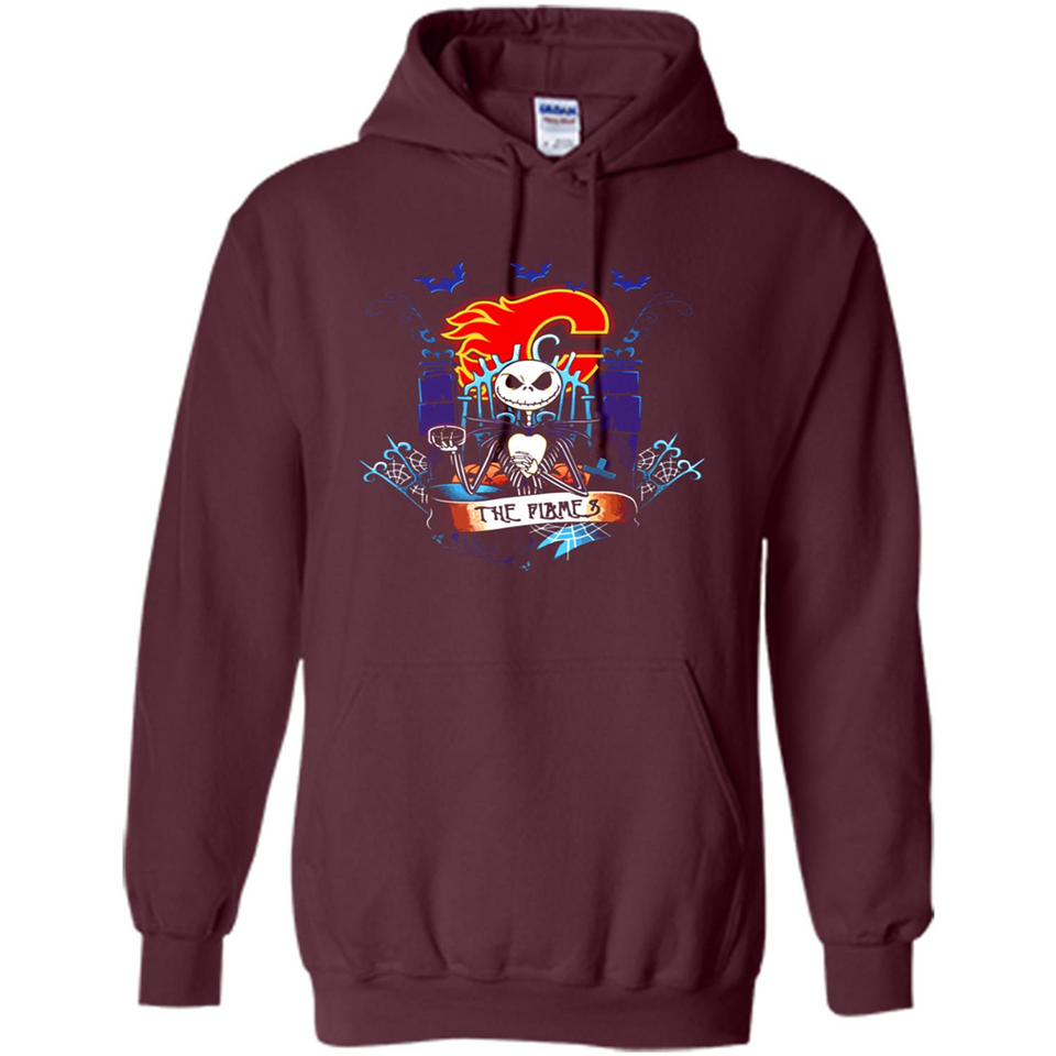 Calgary Flames Halloween The Nightmare Before Christmas - Hoodie