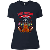Oakland Raiders NFL Reindeer Funny Merry Christmas And Happy New Year