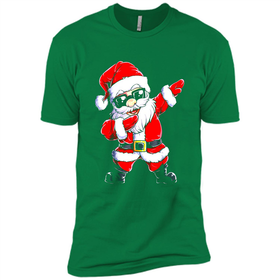 Christmas shirt Dabbing Santa Claus Xmas Gift - Premium Short Sleeve T-Shirt