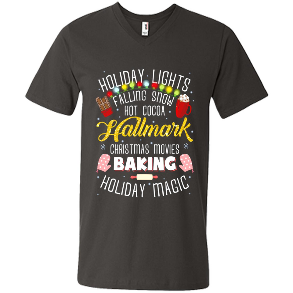 Holiday Lights Falling Snow Hot Cocoa Hallmark Christmas movie