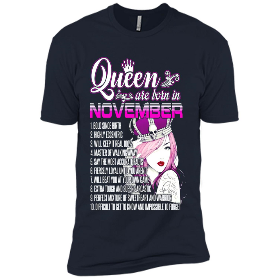 Queens Are Born In November Vintage Birthday