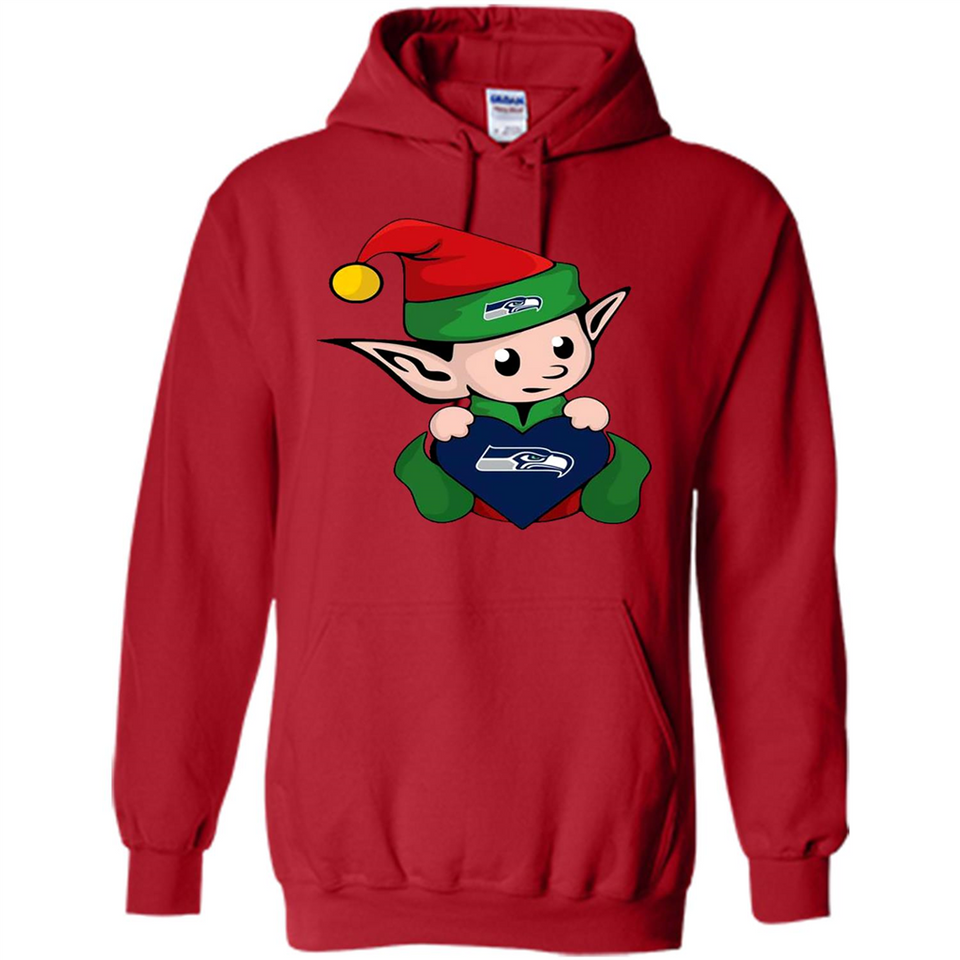 Seattle Seahawks ELF Elves Grinch Santa Claus