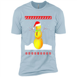 Basketball Santa Funny Christmas - Premium Short Sleeve T-Shirt