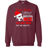 Dear Santa I Really Did Try To Be A Nice Soccer Mom Sweatshirt - Sweatshirt