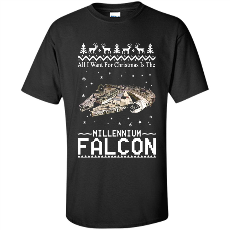 All I Want For Christmas Is The Millennium Falcon ugly PINGPONG