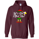 Let's Get Elfed Up Drinking Beer Christmas PINGPONG