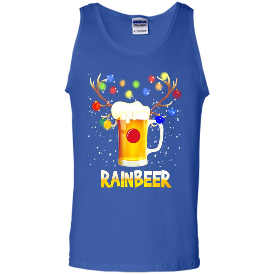 Rainbeer Christmas Reindeer Beer Drinking