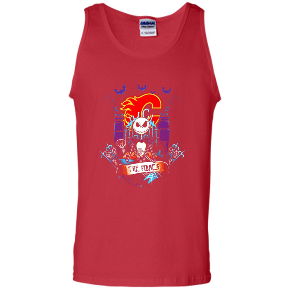 Calgary Flames Halloween The Nightmare Before Christmas - Tank Top