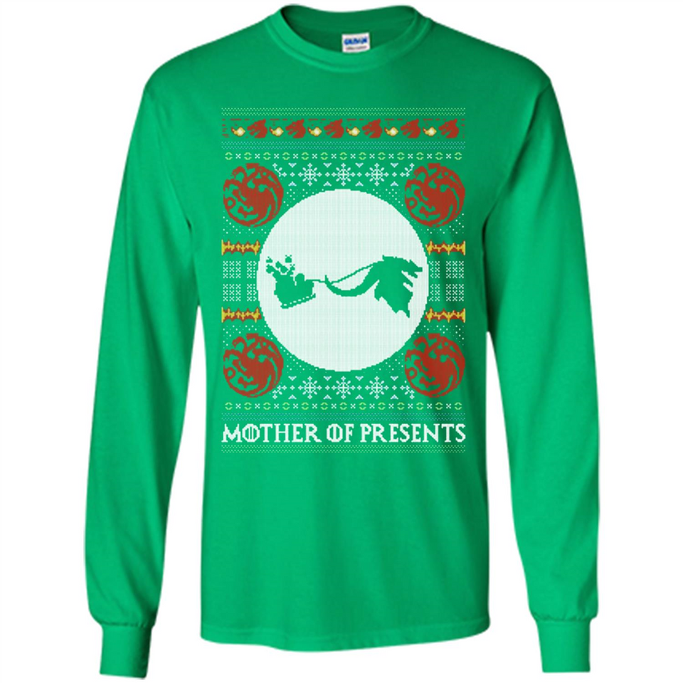 Mother Of Presents – Game of Thrones ugly christmas sweater - Long Sleeve T-Shirt