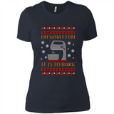 Oh What Fun It Is To Bake Ugly Christmas sweater Sweater PINGPONG