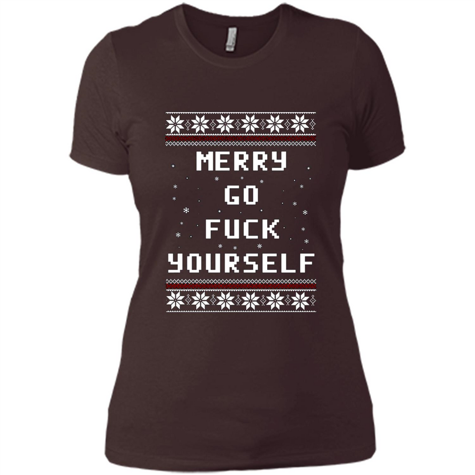 Merry go fuck yourself Christmas sweatshirt PINGPONG