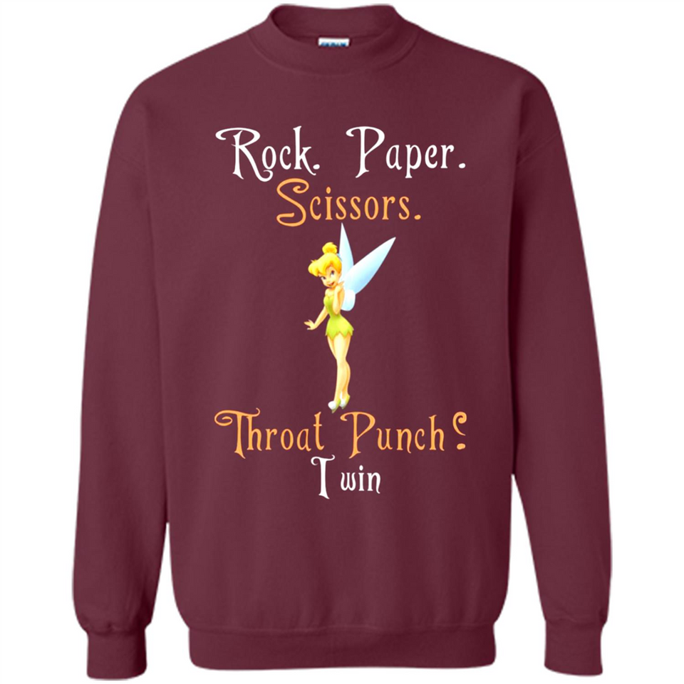 Tinker Bell Rock Paper Scissors Throat Punch I win PINGPONG