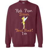 Tinker Bell Rock Paper Scissors Throat Punch I win PINGPONG