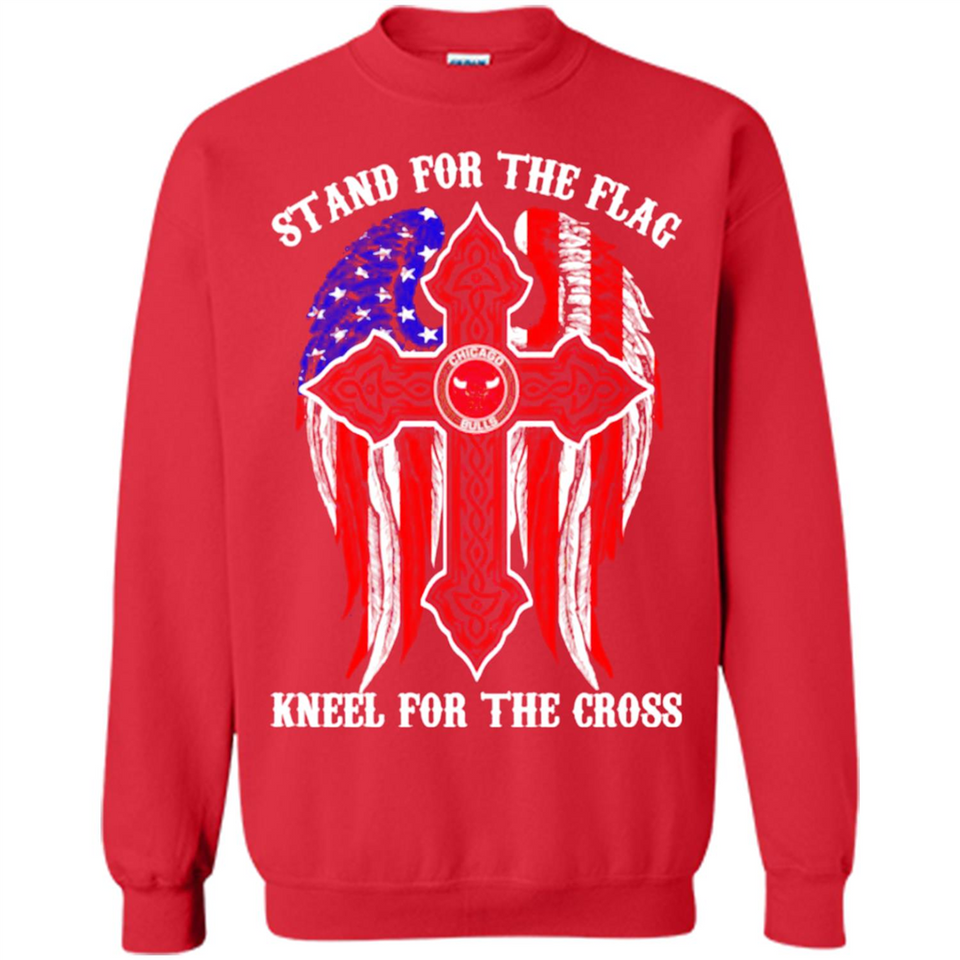 Chicago Bulls - stand for the flag kneel for the cross