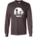 Snoopy The Peanuts Walking To The Moon