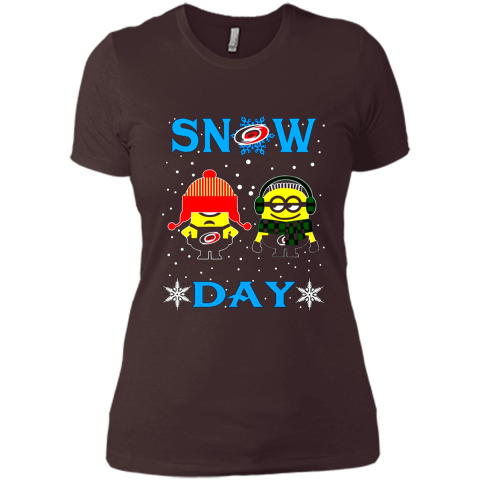 Snow Day Shirt For Carolina Hurricanes Vs Minion Fans pingpong