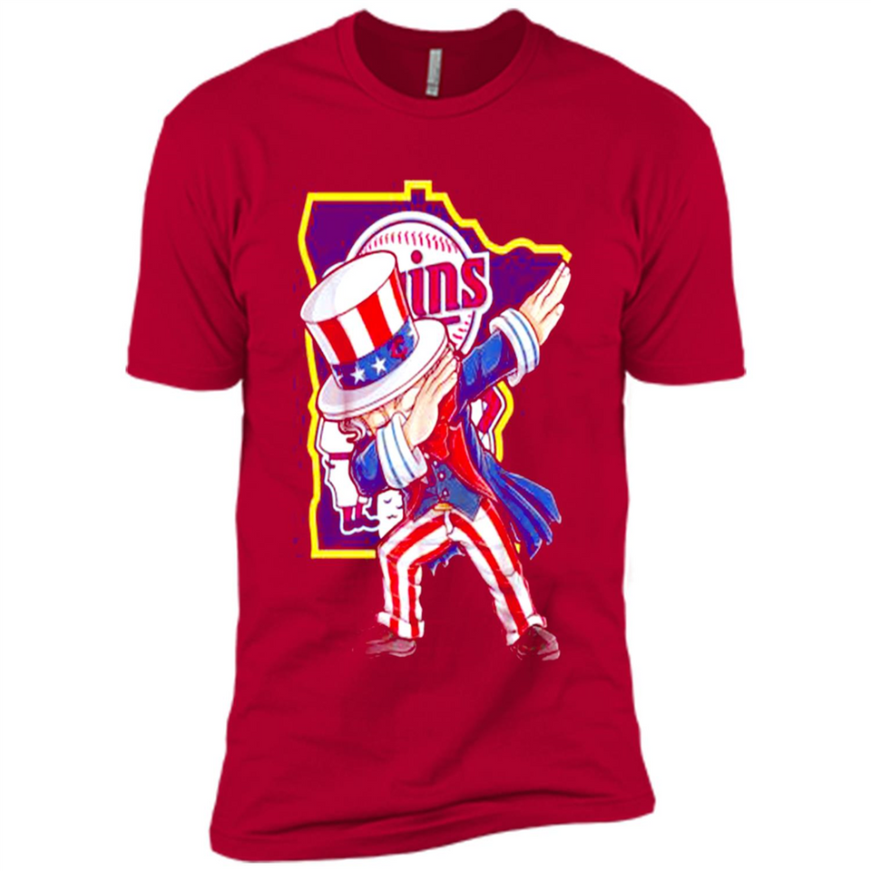 MLB MINNESOTA TWINS UNCLE SAM DABBING INDEPENDENCE DAY