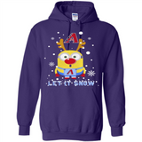Minion Arizona Diamondbacks Ugly Christmas Sweater Let it Snow - Hoodie
