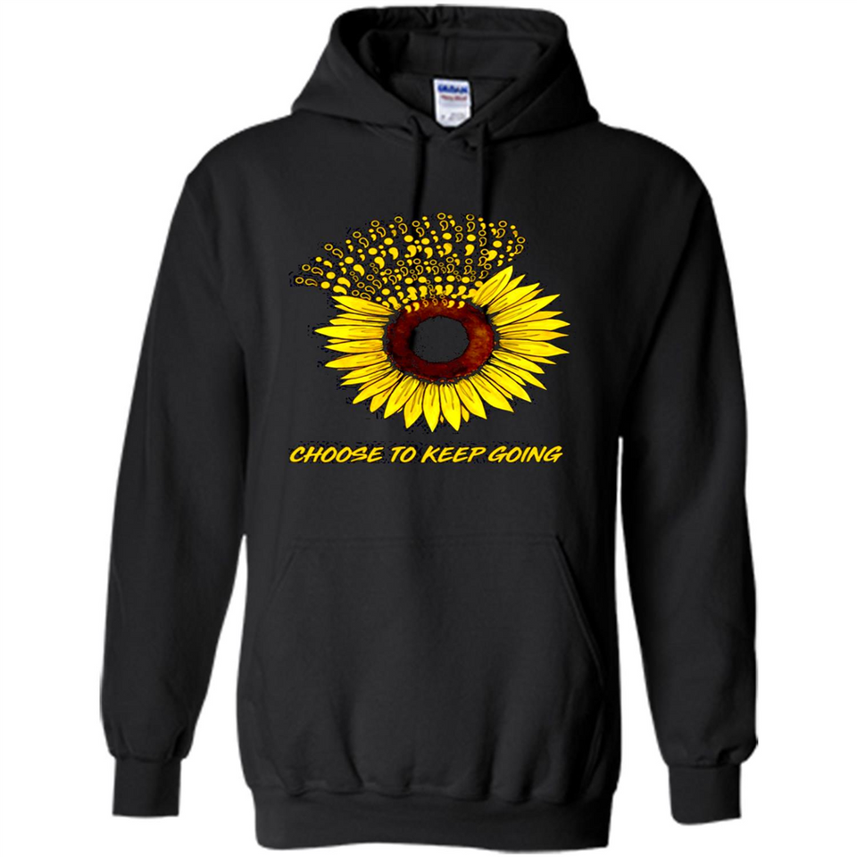 Semicolon Sunflower choose to keep going PINGPONG