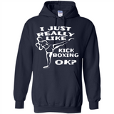 Kick Boxing Shirt Kick Boxer Boxing Workout - Hoodie