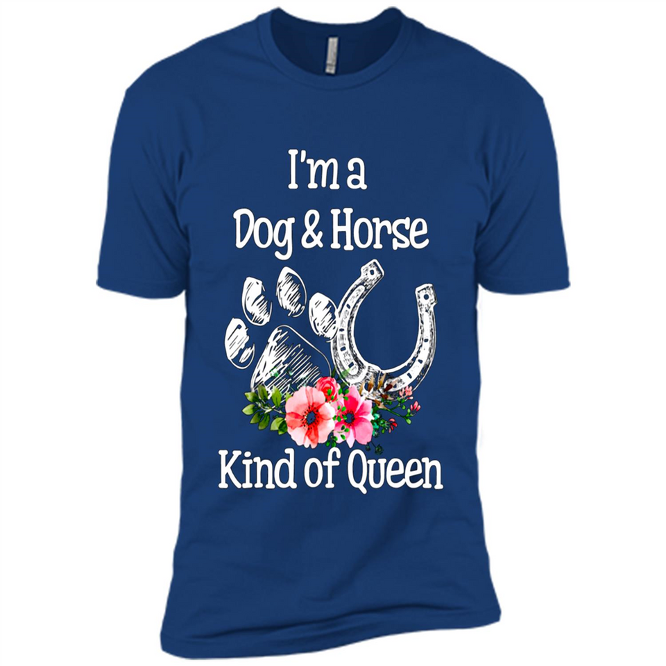 I'm A Dog & Horse Shirt Animal Lover Gift