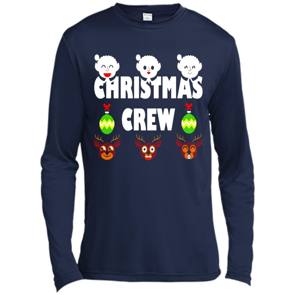 Christmas Crew Gifts Santa Elves Reindeer - Canvas Long Sleeve T-Shirt