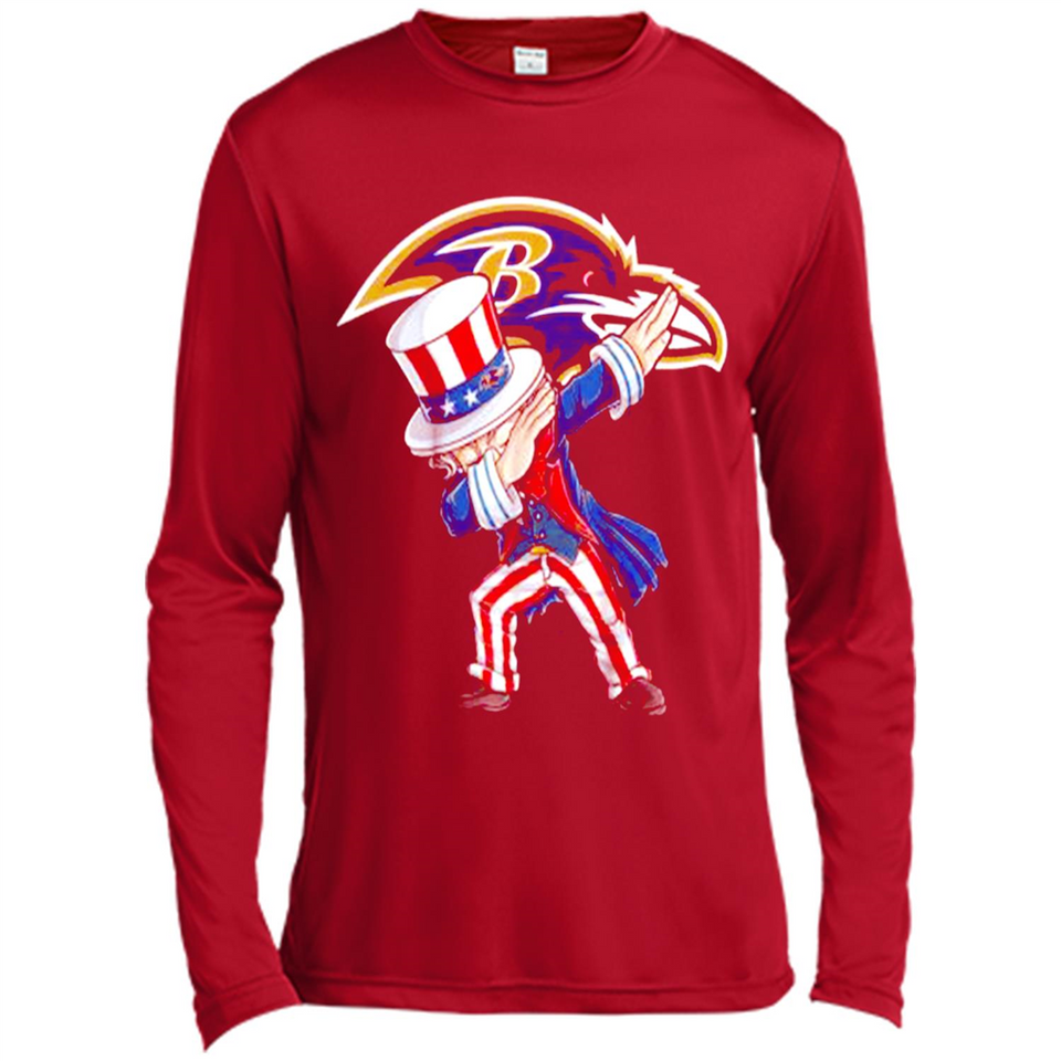 NFL BALTIMORE RAVENS UNCLE SAM DABBING INDEPENDENCE DAY