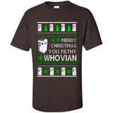 Merry Christmas You Filthy Whovian ugly sweater PINGPONG