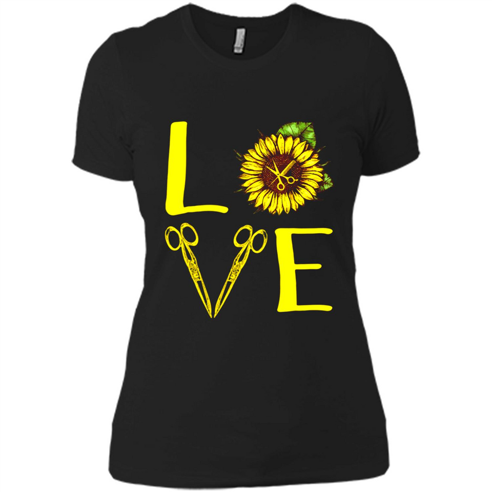 Hair Stylist Love Sunflower Scissors PING PONG