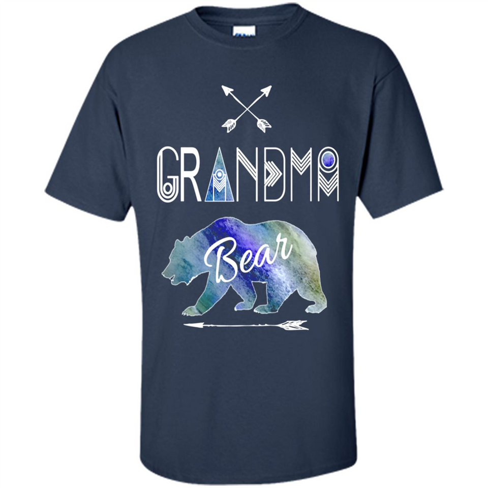 Grandma Bear Shirt Tribal Family Vacation & Camping Tee - Shirt