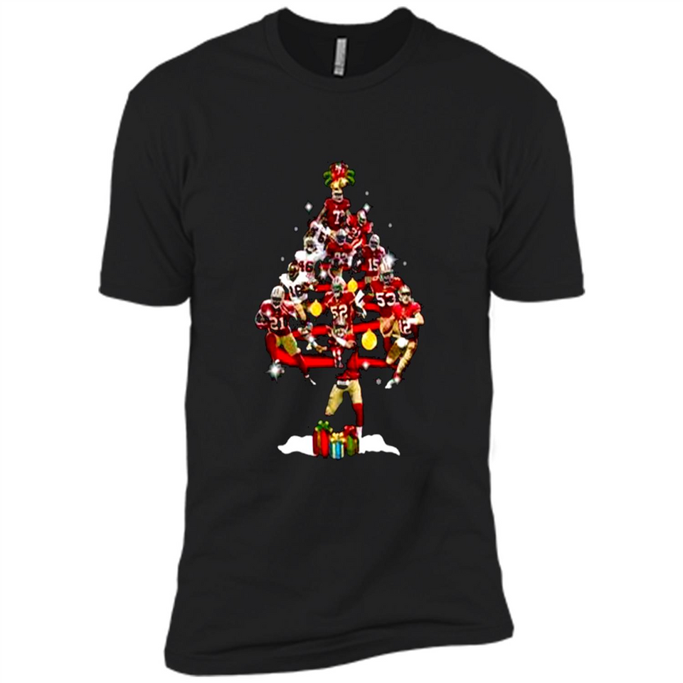 San Francisco 49ers Players Christmas Tree PINGPONG