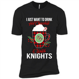 I Just Want To Drink Hot Chocolate & Watch UCF Knights Ugly Christmas Sweater PINGPONG