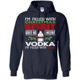 Christmas Gift Shirt Christmas Spirit Vodka Santa - Hoodie