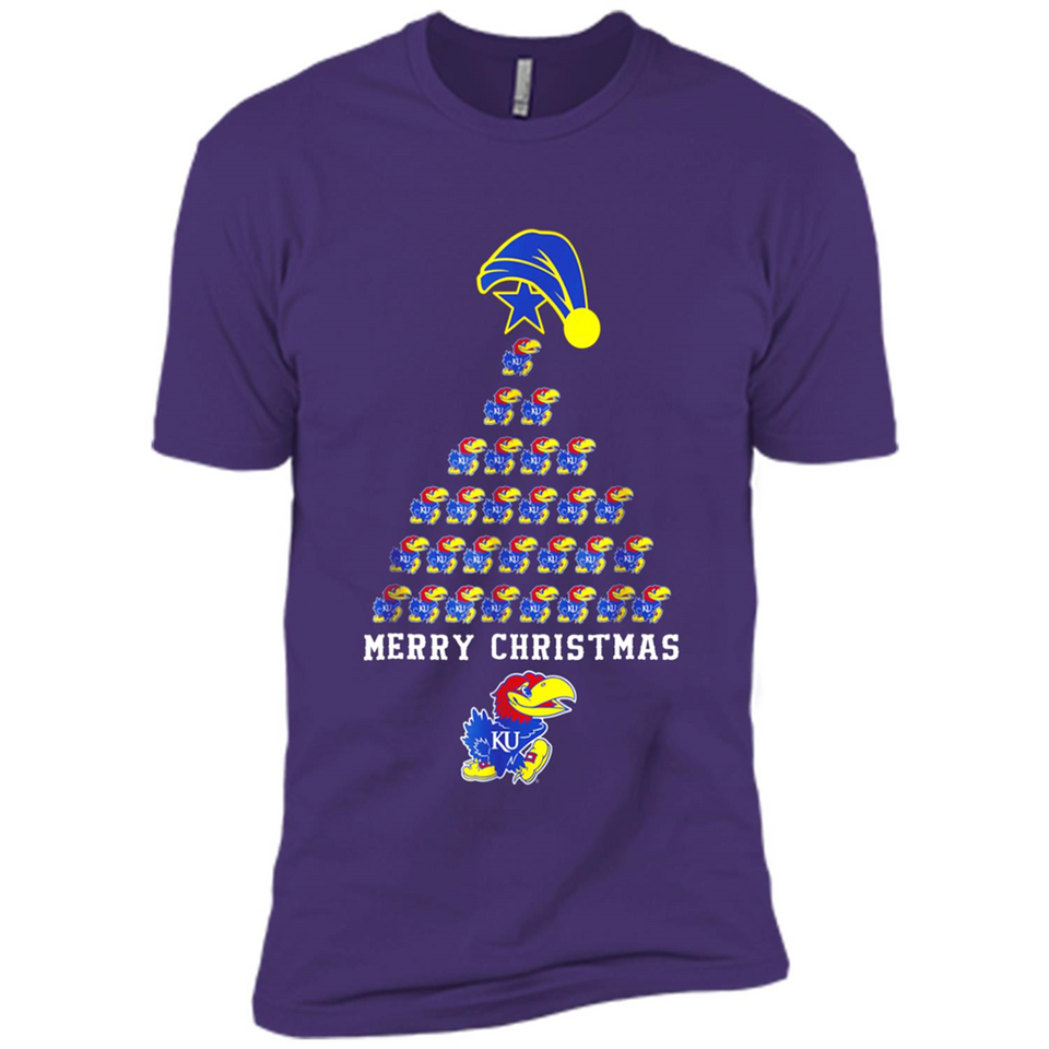 Perfect Kansas Jayhawks Christmas Tree PINGPONG