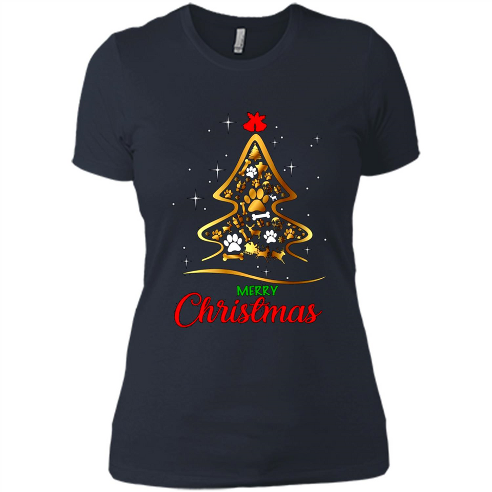 Merry Christmas Dogs Christmas Tree sweater PINGPONG