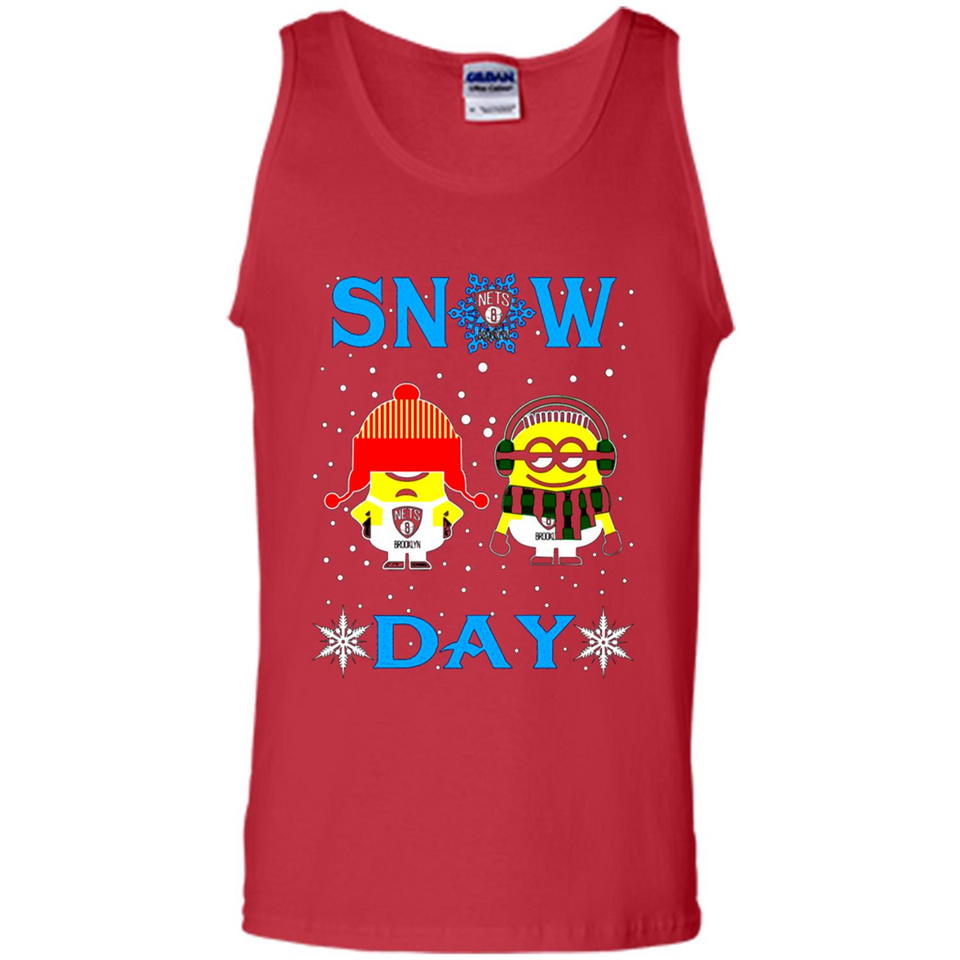 Snow Day Shirt For Brooklyn Nets Vs Minion Fans pingpong