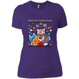 Meowy Christmas Ugly Funny Cats Lover PINGPONG