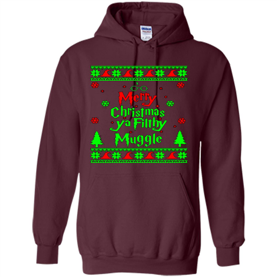 Merry Christmas ya filthy animal ugly sweater PINGPONG