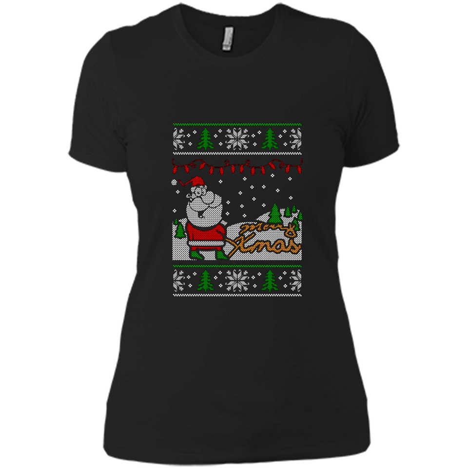 Bad Santa pingpong - Ladies' Boyfriend T-Shirt