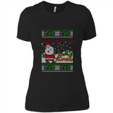 Bad Santa pingpong - Ladies' Boyfriend T-Shirt