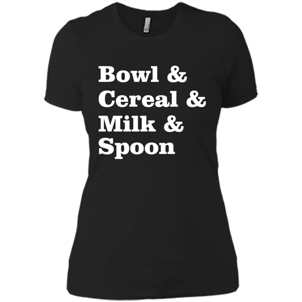 Tasty Cereal Recipe Bowl Milk Spoon