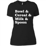 Tasty Cereal Recipe Bowl Milk Spoon