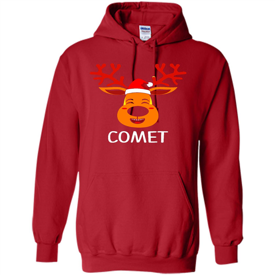 Comet Santa Claus Funny Xmas Holiday T-Shirt - Hoodie