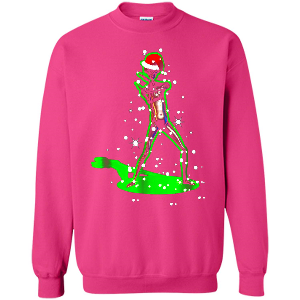 Santa Hat Christmas-Howard The Alien Ladies' Boyfriend