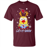 Minion Arizona Cardinals Ugly Christmas Sweater Let it Snow - Shirt