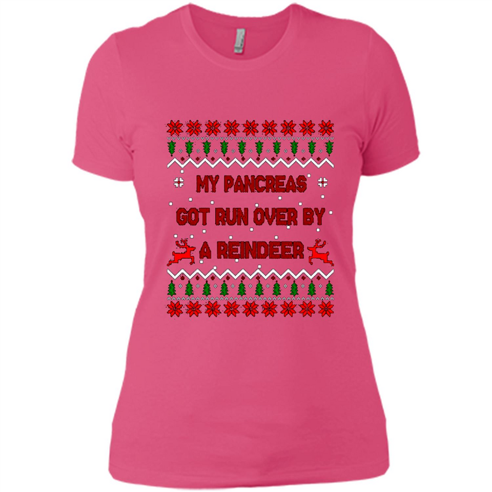My Pancreas Got Run Over By A Reindeer Diabetes Christmas sweater PINGPONG