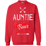 Aunt Shirt Buffalo Plaid Family Camp Bear Tee - Sweatshirt