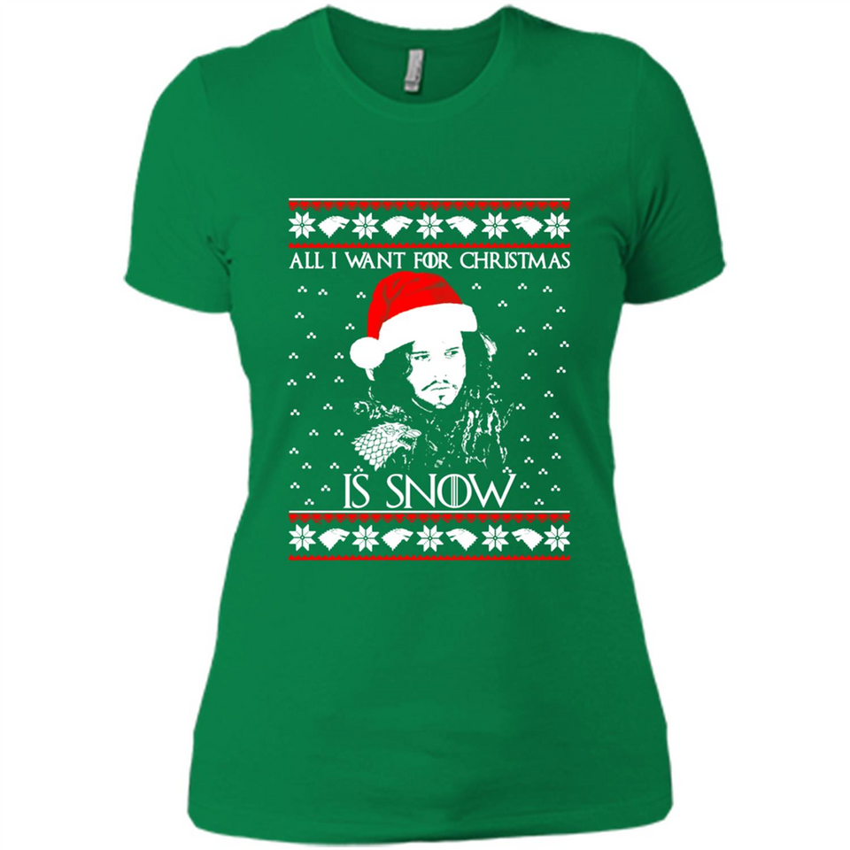 All I Want for Christmas is Snow ugly sweater PINGPONG